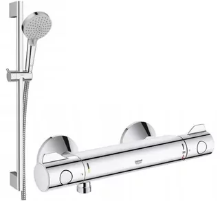 Sprchová súprava Hansgrohe Vernis Blend + sprchová batéria Grohe Grohtherm 800 chróm